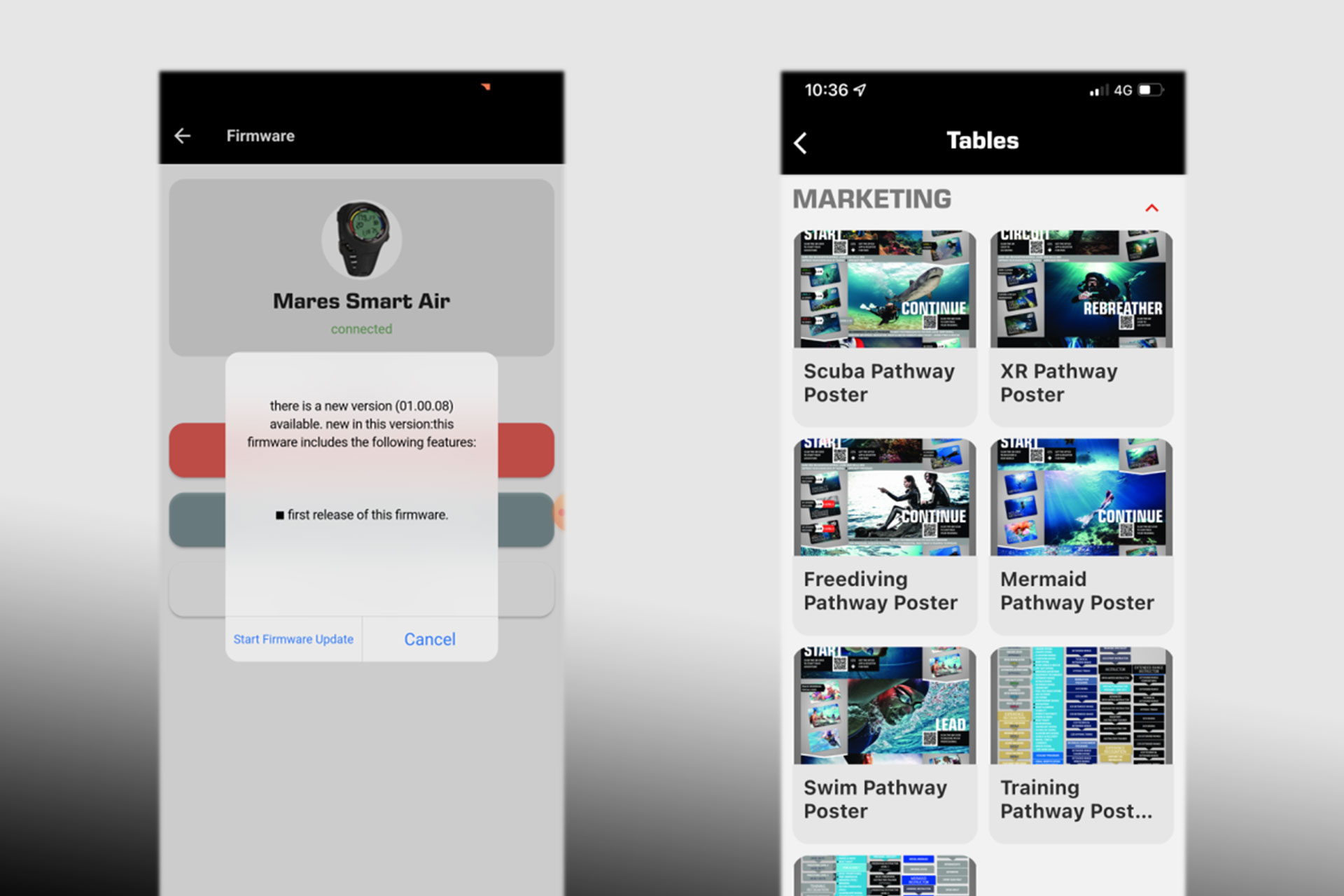 Mares App screenshot